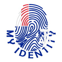 Pegada My Identity Terras Austrais e Antárticas Franceses, ideal para personalizar artigos para bebé com estilo e charme.