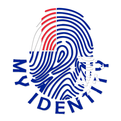 Pegada My Identity Terras Austrais e Antárticas Franceses, ideal para personalizar artigos para bebé com estilo e charme.