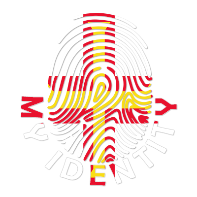 Pegada My Identity Guernsey: um toque único para o seu bebé, ideal para chupetas e acessórios. Disponível em chupeta-bebe.com.