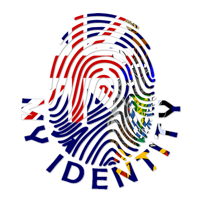 Pegada My Identity Geórgia do Sul e Ilhas Sandwich do Sul, ideal para personalizar acessórios do seu bebé.