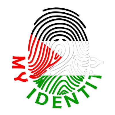 Pegada My Identity Estado da Palestina, um toque único para acessórios de bebé, ideal para personalizar o mundo dos mais pequeno