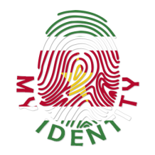 Pegada My Identity Suriname, um produto único para bebés, ideal para adicionar personalidade aos acessórios do seu pequeno.