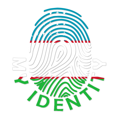 Pegada My Identity Uzbequistão, um toque único para os artigos do seu bebé. Perfeito para chupetas e acessórios.