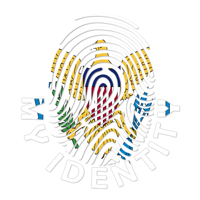 Pegada My Identity Ilhas Virgens Britânicas, perfeita para personalizar os itens do seu bebé com estilo e segurança.