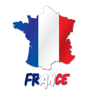 Mapa da França, ideal para personalizar acessórios de bebé como bodies e babetes. Perfeito para os pequenos viajantes!