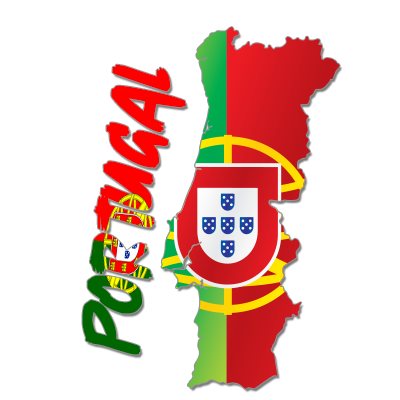 Portugal maps: encantador motivo para artigos de bebé, perfeito para personalizar chupetas e acessórios. Ideal para os pequenos.