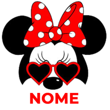 Óculos vermelhos com bolinhas brancas da Disney Minnie, perfeitos para proteger os olhos dos bebés com estilo e graça.