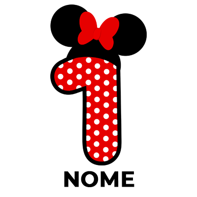 Chupeta Disney Minnie Número 1, vermelha com bolinhas brancas e laço, perfeita para o seu bebé. Disponível em chupeta-bebe.com.