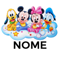 Disney Mickey, Donald, Pluto e Bingo modelo 3: um conjunto encantador para bebés, perfeito para decorar o quarto e acessórios.