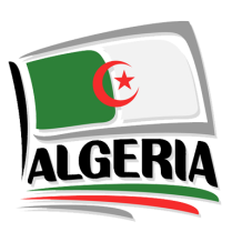 Bandeira Algeria arte 1, ideal para personalizar artigos de bebé, como chupetas e bodies. Um toque especial para o seu pequeno!