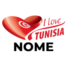 Chupeta I Love Tunisia versão 3, perfeita para bebés. Conforto e estilo para os pequenos. Disponível em chupeta-bebe.com.