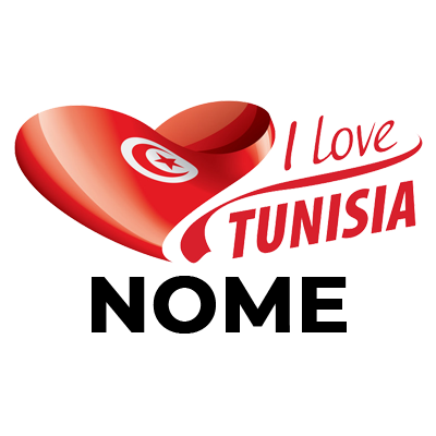 Chupeta I Love Tunisia versão 3, perfeita para bebés. Conforto e estilo para os pequenos. Disponível em chupeta-bebe.com.