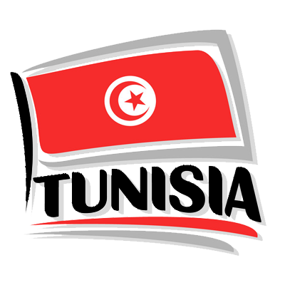 Bandeira Tunisia arte 1, ideal para personalizar itens de bebé com um toque especial e divertido. Confira em chupeta-bebe.com.