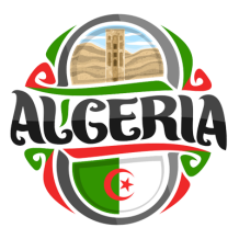 Bandeira Algeria arte 2, design divertido e único para acessórios de bebé. Perfeito para quem valoriza estilo e cultura.