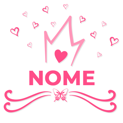 Coroa rosa coração criação-1, um acessório encantador para adoráveis princesas! Ideal para momentos especiais.