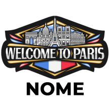 Chupeta Welcome to Paris, perfeita para bebés que trazem um toque de charme à sua rotina. Ideal para aconchegantes passeios.