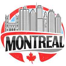 Produto Cidade de Montreal: um adorável design para acessórios de bebé, ideal para chupetas e muito mais. Na chupeta-bebe.com.