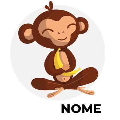 Estilo macaco 3: um toque divertido e adorável para os pequenos. Perfeito para complementar os acessórios do seu bebé!