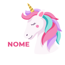 Unicórnio Versão-2: adorável artigo para bebé, perfeito para chupetas e acessórios. Torne cada momento mágico!