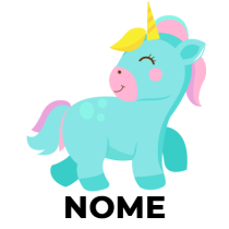 Unicórnio Versão-3, um adorável item para bebé que traz magia e cor aos seus acessórios. Perfeito para o dia a dia!