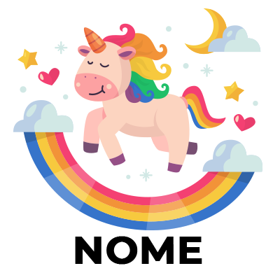 Unicórnio arco-íris: adicione magia ao dia a dia do seu bebé com este encantador produto. Disponível em chupeta-bebe.com.