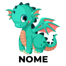 Dragão criação-1: um amigo divertido para o seu bebé, ideal para decorar o quarto ou complementar a coleção de artigos infantis.