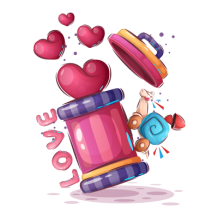 Animais Engraçados Love modelo-1, ideal para o seu bebé. Acessórios divertidos e práticos para o dia a dia. Visite chupeta-bebe.