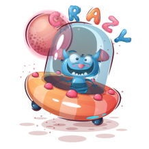 Chupeta Animais Engraçados Crazy para um toque divertido no dia a dia do seu bebé. Ideal para sorrisos e momentos únicos!