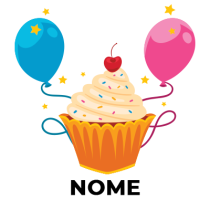 Bolo de aniversário em forma de balão, perfeito para celebrar momentos especiais com o seu bebé. Ideal para festas temáticas!