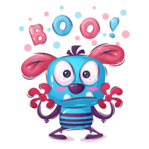 Animais Engraçados Boo! é ideal para alegrar o dia do seu bebé com muito estilo e diversão. Perfeito para prendedores de chupeta