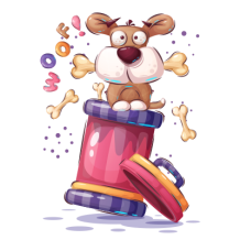 Animais Engraçados Woof! é um divertido acessório para bebés, ideal para dar um toque alegre ao dia a dia do seu pequeno.