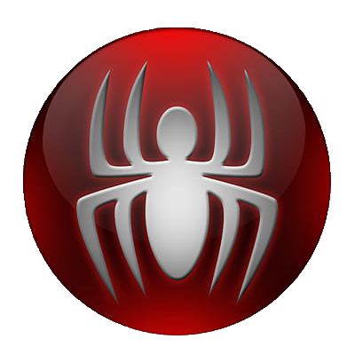 Botão aranha Spiderman, ideal para personalizar chupetas e prendedores. Perfeito para bebés fãs de super-heróis!