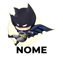 Descubra o Batman Kids Logo Modelo-1, uma peça divertida para o seu bebé, perfeita para acessórios e roupas infantis.