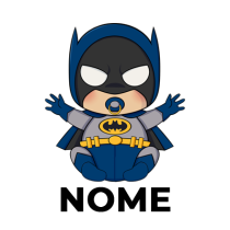 Chupeta Batman Kids Logo Arte-3, perfeita para os pequenos heróis. Conforto e estilo para o seu bebé. Disponível em chupeta-bebe