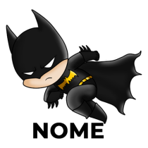 Chupeta Batman kids logo criação-4, perfeita para os pequenos super-heróis. Estilo e conforto para os bebés!