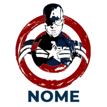 Alvo vermelho Capitão América, ideal para quem procura artigos divertidos e temáticos para bebés. Visite chupeta-bebe.com!