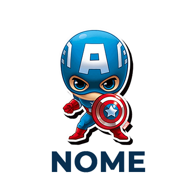 O Captain America kids criação-1 traz diversão e estilo para os mais pequenos. Ideal para acessórios de bebé no chupeta-bebe.com