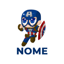 Captain America Kids modelo-2: um produto divertido e seguro para o seu bebé, perfeito para dar um toque super-herói ao dia a di