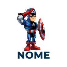 Chupeta Captain America versão-2 para o seu pequeno herói. Conforto e estilo garantidos na hora de acalmar.