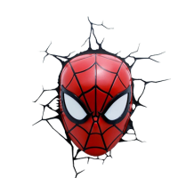 Cabeça do Spiderman que quebra a parede, perfeita para o quarto do bebé, trazendo aventura e estilo. Disponível em chupeta-bebe.