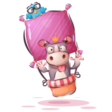 Descubra o divertido animado \"Animais Engraçados Cow arte-1\", perfeito para alegrar os acessórios do seu bebé!