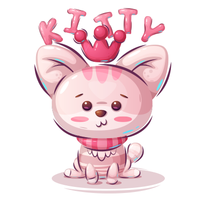 Animais Engraçados Kitty: um produto adorável e divertido para o seu bebé. Ideal para acessórios divertidos e encantadores!