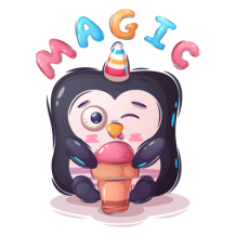 Animais Engraçados Magic: diversão e encanto para o seu bebé, ideal para acessórios como chupetas e babetes.