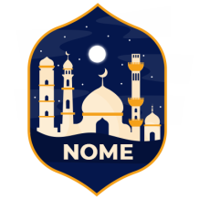 Islam mesquita criação-2: um design encantador para acessórios de bebé que traz um toque cultural ao dia a dia. Ideal para chupe