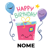 Confeite a festa do seu bebé com a chupeta Happy Birthday estilo 4. Ideal para momentos de celebração e diversão!