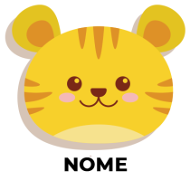 Tigre estilo 3, um divertido acessório para bebé que traz alegria e estilo à hora de mamar. Ideal para o seu pequeno.