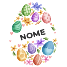 O Ovo de Páscoa arte-1 é uma decoração perfeita e colorida para a Páscoa do seu bebé. Ideal para tornar a festa ainda mais espec