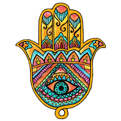 Khamsa mau olhado, um símbolo de proteção e sorte para o seu bebé. Ideal para acessórios e decoração. Conheça mais em chupeta-be
