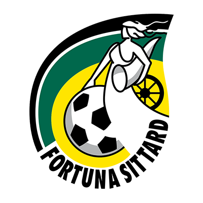 Imagem do logo da Fortuna Sittard, ideal para personalizar acessórios de bebé como chupetas e prendedores. Conheça mais em chupe