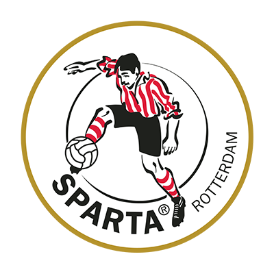 Logo do Sparta Rotterdam, ideal para personalizar itens de bebé em chupeta-bebe.com. Perfeito para os pequenos fãs de futebol!